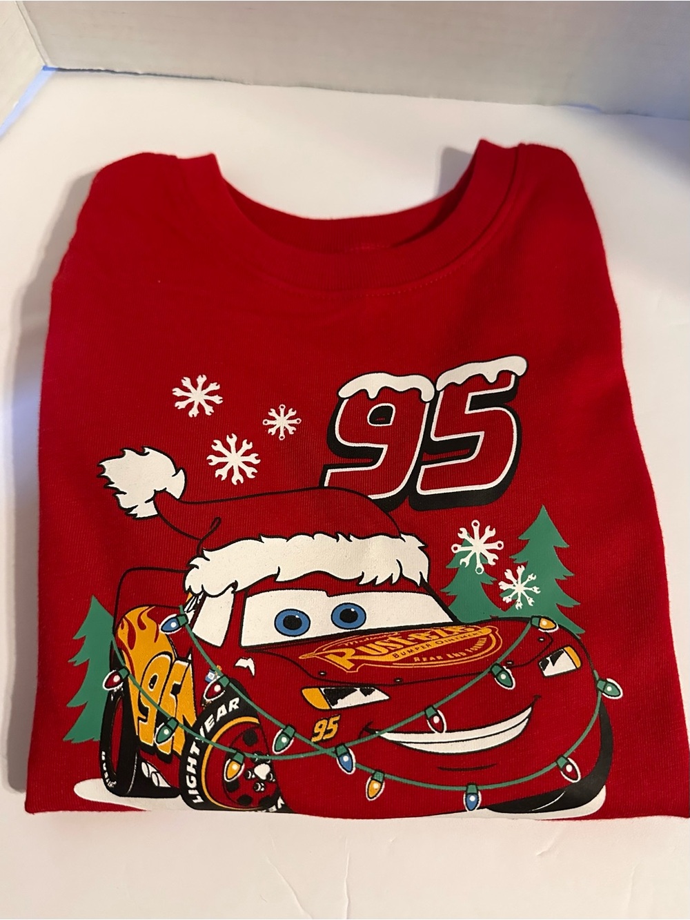 jumping beans Red Lightning Car Graphic Kids Tee